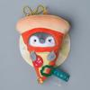Egg Penguin Character Toast Pineapple Bun Plush Doll Keychain For Giving Gift