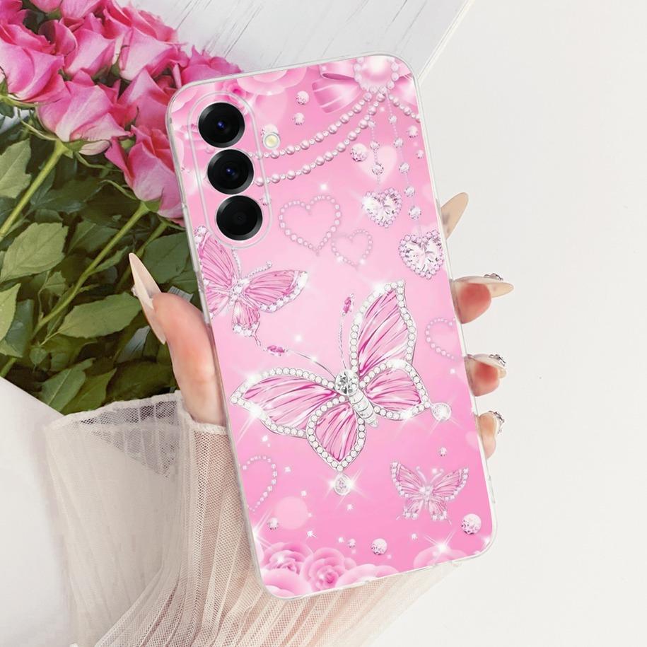 Case For Samsung Galaxy A37 5G Cover SM-A376B Popular Flower Soft Slim Silicone Cover For Samsung A57 A17 2025 A576B A176B Funda