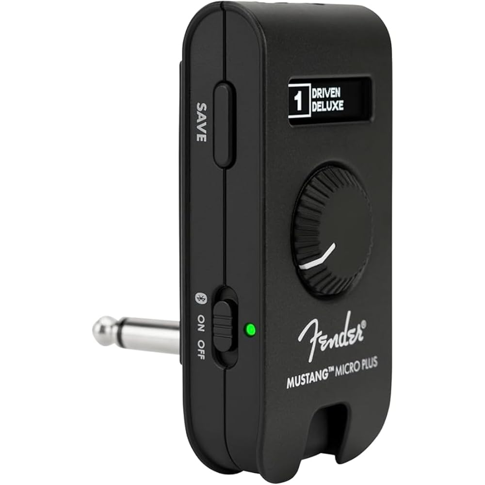 Fender Mustang® Micro Plus Guitar and Bass Headphone Amp