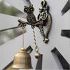 Outdoor Metal Decor Owl Doorbell Hanging Doorbell Decorative Doorbell Wall Mount Doorbell Vintage Doorbell