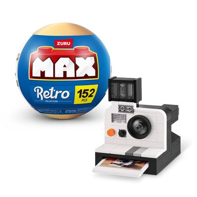 ZURU Max Premium Ρετρό Κάμερα Zulu Max Premium Ρετρό Κάμερα Συλλογή Μινιατούρας από Μπλοκ Παιχνίδι Κάψουλας Αυθεντικό Ρετρό Ρετρό 152 Τεμάχια