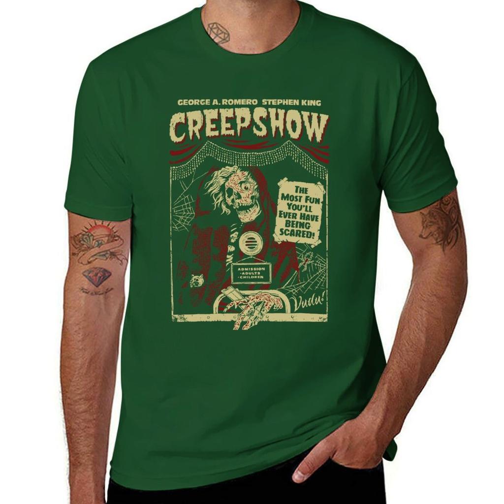Creepshow Tshirt quickdrying graphics summer clothes oversized mens funny t shirts