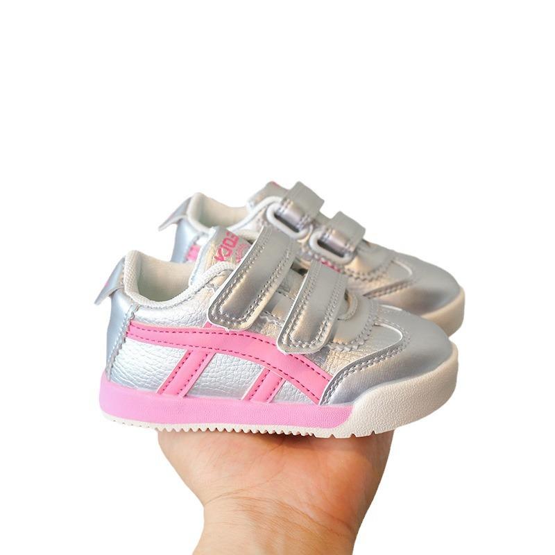 Baby Forrest Gump shoes 2025 spring new dirt-resistant children's casual shoes boys soft-soled white shoes girls' sports shoes