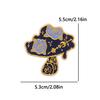 West Cowboys Iron On Patches For Clothing thermoadhesive Patches For Clothes Mushroom Embroidery Patches For Hat/Jeans DIY Badge
