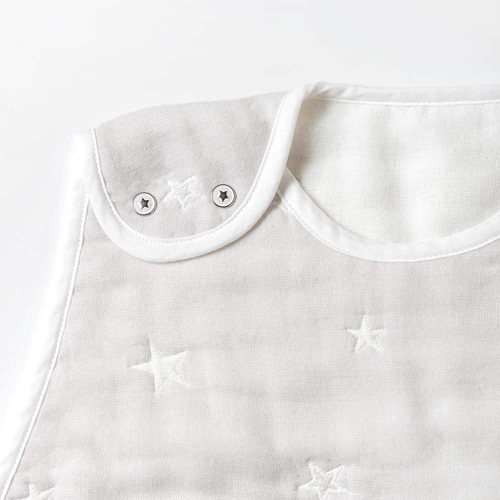 10mois Fluffy Gauze Toddler Kids 64cm Ages Product 20151056 (6-Layer Gauze) Sleeper, 100% Cotton, Gray, Length, 2-7, Code