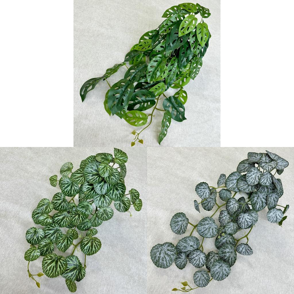 Green Leaf Wall Hanging With Soft Gel Material For Home Decor And Photography Props