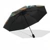 1pc Birds FlowersOpen/Close Umbrella-Windproof, Compact Travel Umbrella, Sturdy 8-Rib Shaft, Outdoor Accessory, 1085