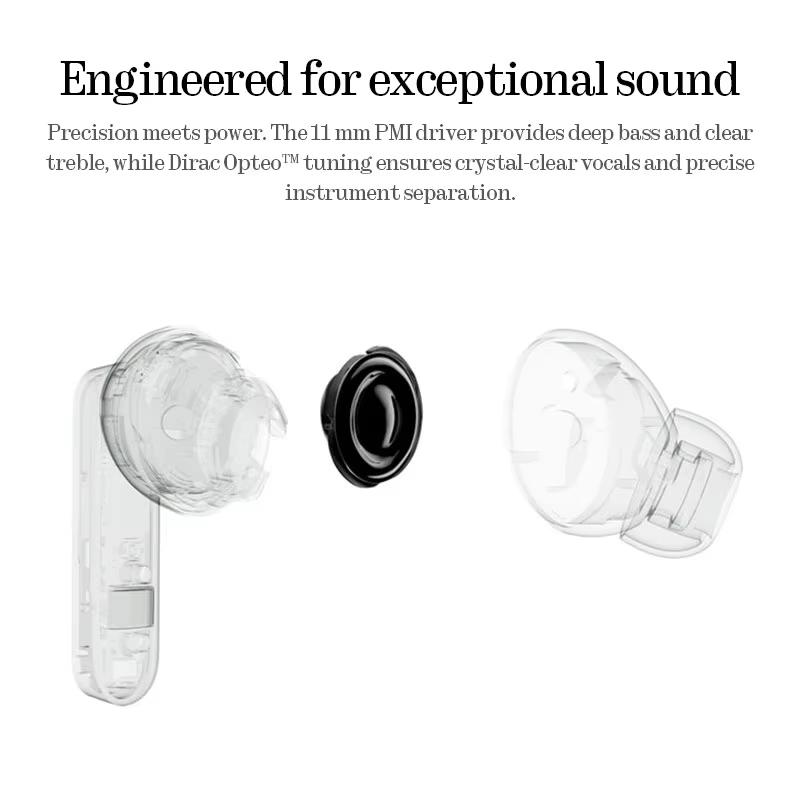 CMF by Nothing Buds 2 Global Version Earphone 48dB Hybrid ANC IP55 Water and dust resistance 4 Bluetooth5.4 11mm PMI Driver Android 6.0