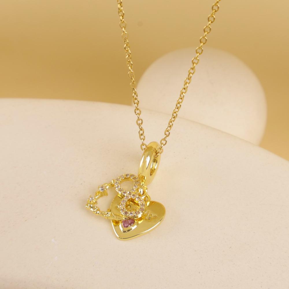 

Space Travel Combination Necklace Female High Sense Personality Versatile Titanium Steel Accessories