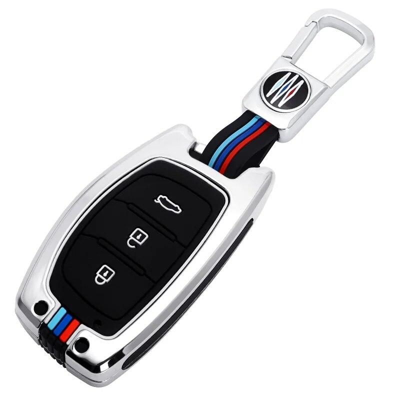 Zinc Alloy Car Fob Key Case Cover For Hyundai Tucson Creta Ix25 Ix35 I10 I20 Ix20 HB20 Elantra Sonata 2015 2016 2017 2018