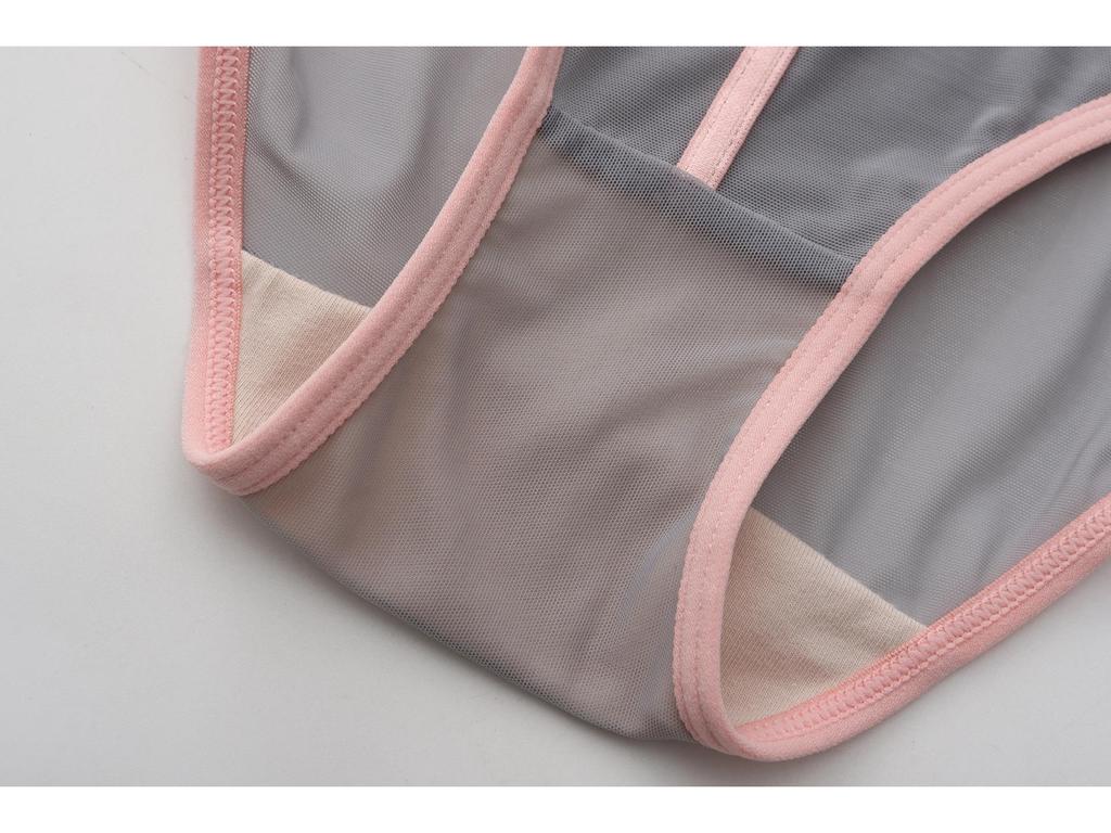 Sommer Atmungsaktives Mesh Colorblock BH für Mädchen mit Brustpolster - Bequem & Anti-Exposition, Ohne Bügel