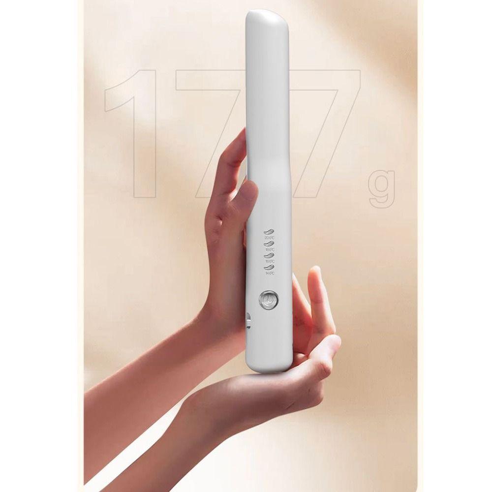Quickly Heating Electric Hair Curler 2 in 1 Portable Flat Hair Iron  Fine Soft Short Hair