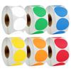 Colorful 3.8 Cm Round Dot Stickers: Decorative Adhesive Labels for Gifts and Organization