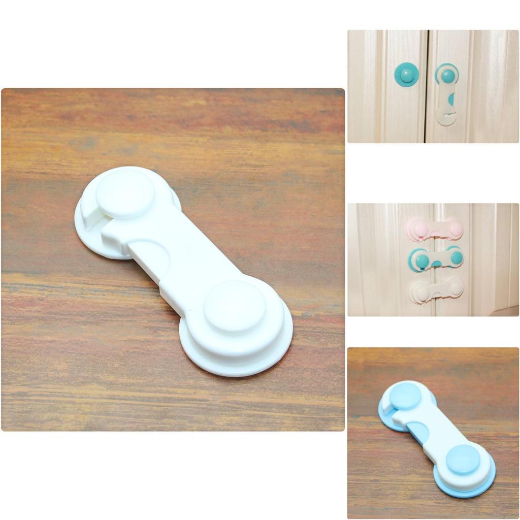 Durable Child Safety Lock Cabinet Lock Baby Refrigerator Lock Blue Pink White