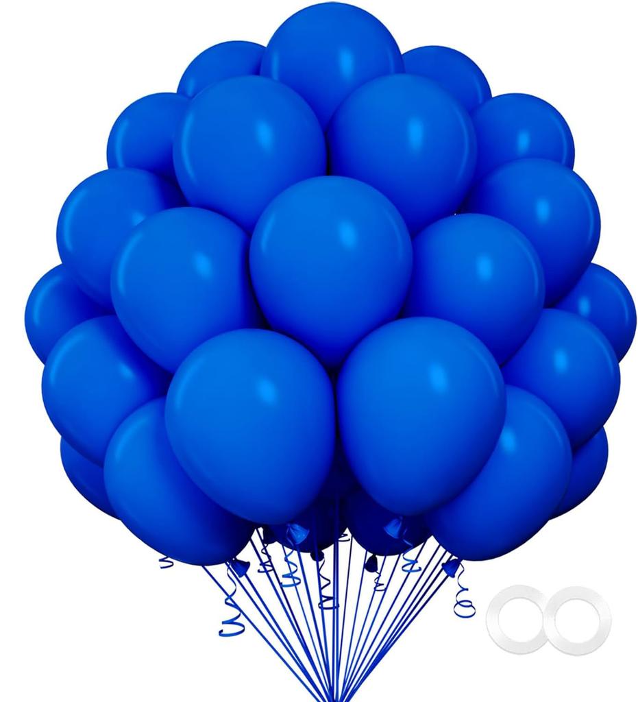 100pcs 12Inch Black Pink Gold Blue Latex Balloons Matte Balloon for Party Birthday Baby Shower Wedding Holiday Decoration