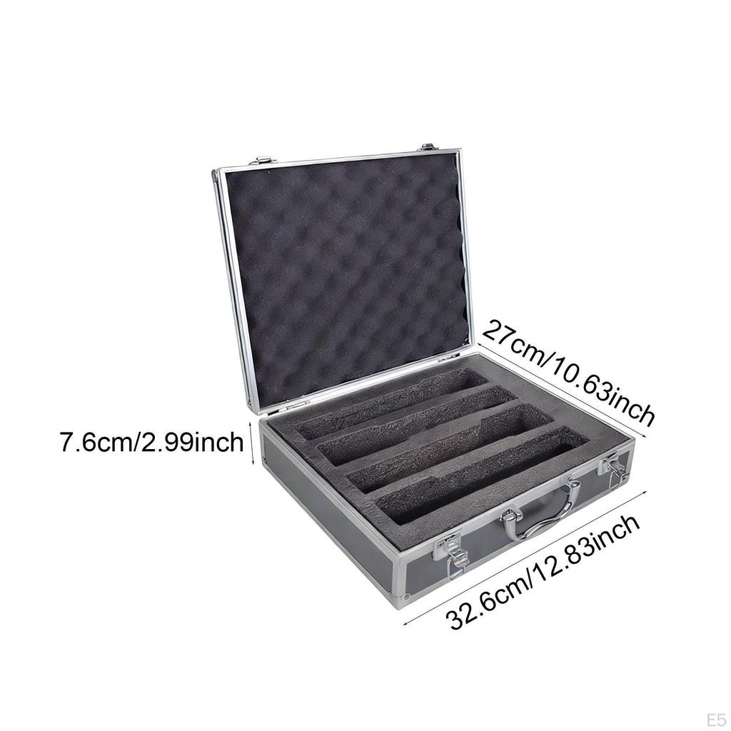 Carry Case Aluminum Alloy Handheld Singing Control Room Broadcasting Party Stage Performance