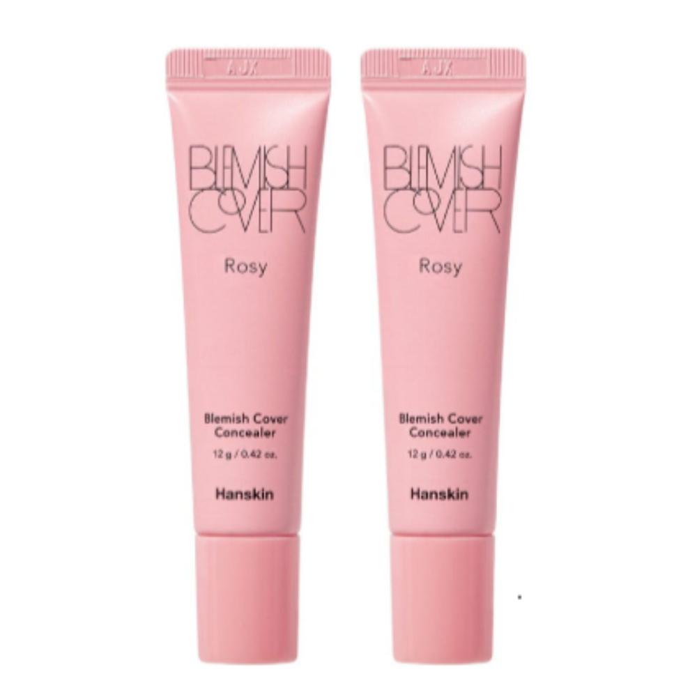 

Hanskin Blemish Cover Pink Concealer 12g 1+1 Set (Under-Eye Coverage)