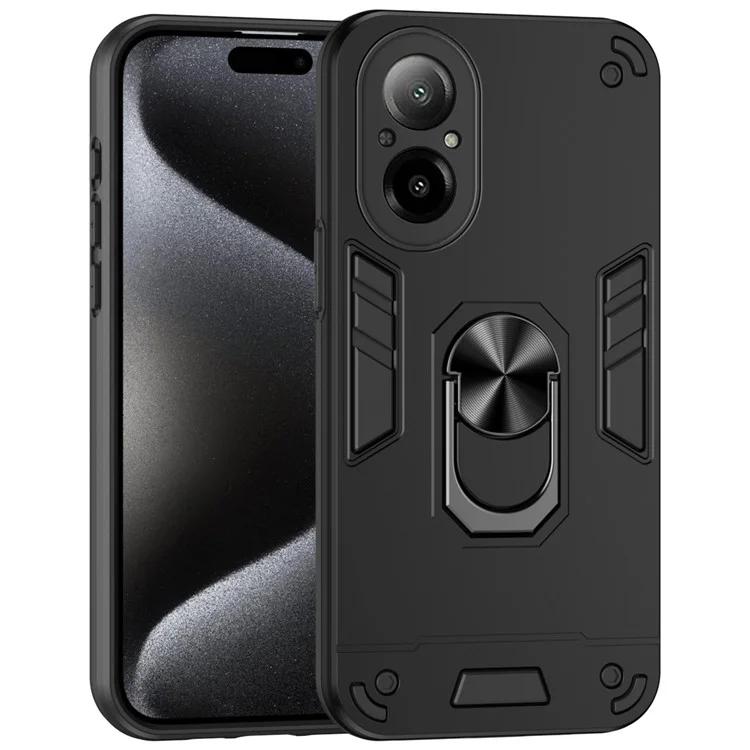 

Для Realme C67 4G Чехол Kickstand PC+TPU Противоударный чехол для телефона