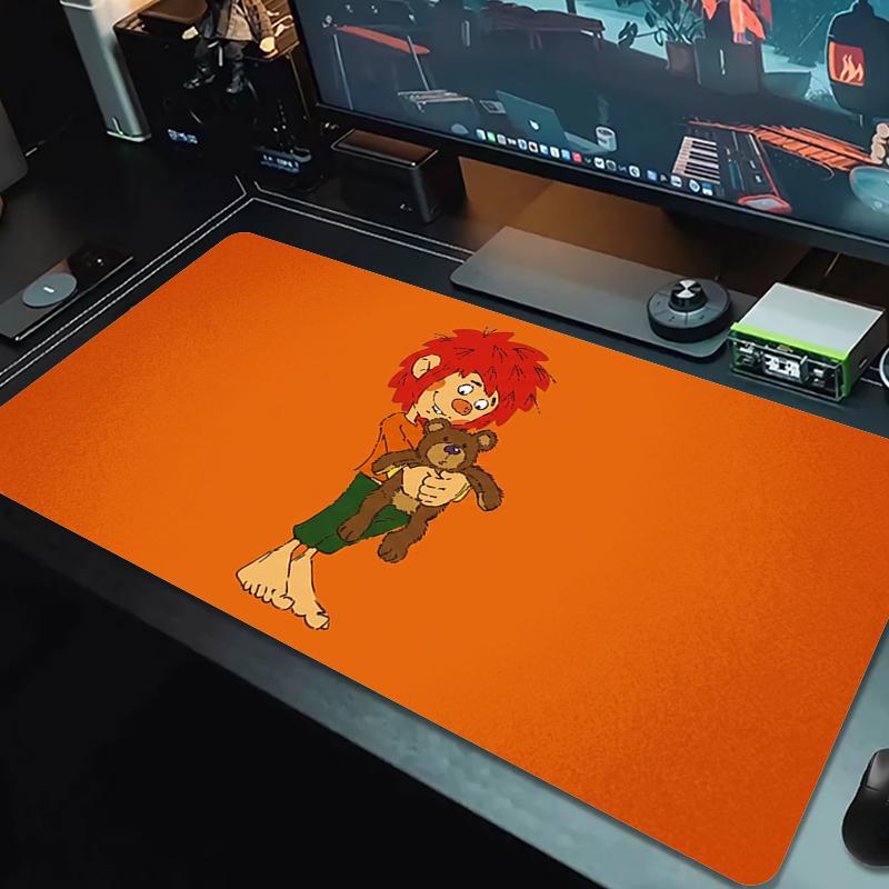 Meister Eder Und Sein Pumuckl Tappetino Mouse Grande Cuscino Tavolo da Gioco Antiscivolo Laptop Tablet Tappetino Mouse Grande Tappetino XXL Mini PC Tappetino da Gioco Con bordo bloccato_xia
