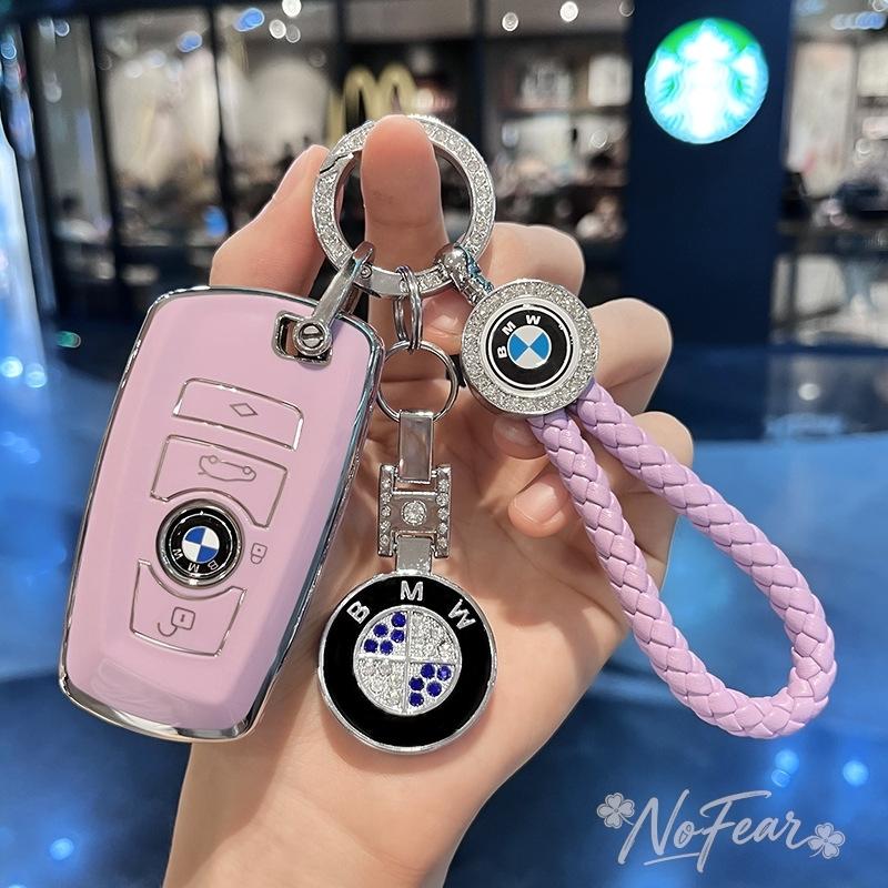 TIIU6 Car Remote Key Case Cover Protector For BMW 1 2 3 4 5 6 7 Series X1 X3 X4 X5 X6 F36 F25 F26 F30 F34 F10 F07 F20 Z10 Car stickers