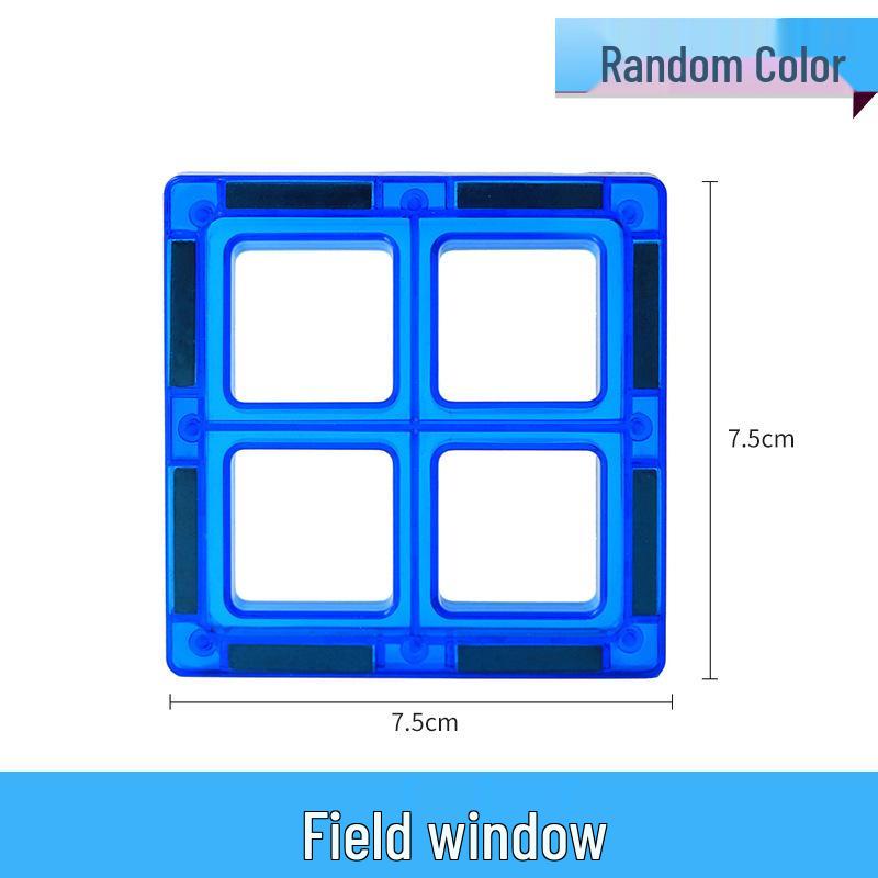 Stained Glass Magnetic Building Blocks for Children - Translucent Toy Set