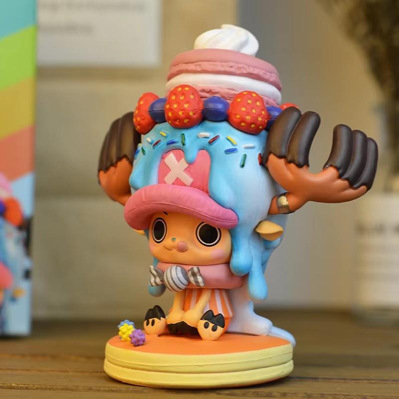 Kawaii One Piece Anime Model Candy Cake Chopper Loveliness Action Figure 15th Anniversary Collection Toys Model Birthday Gift
