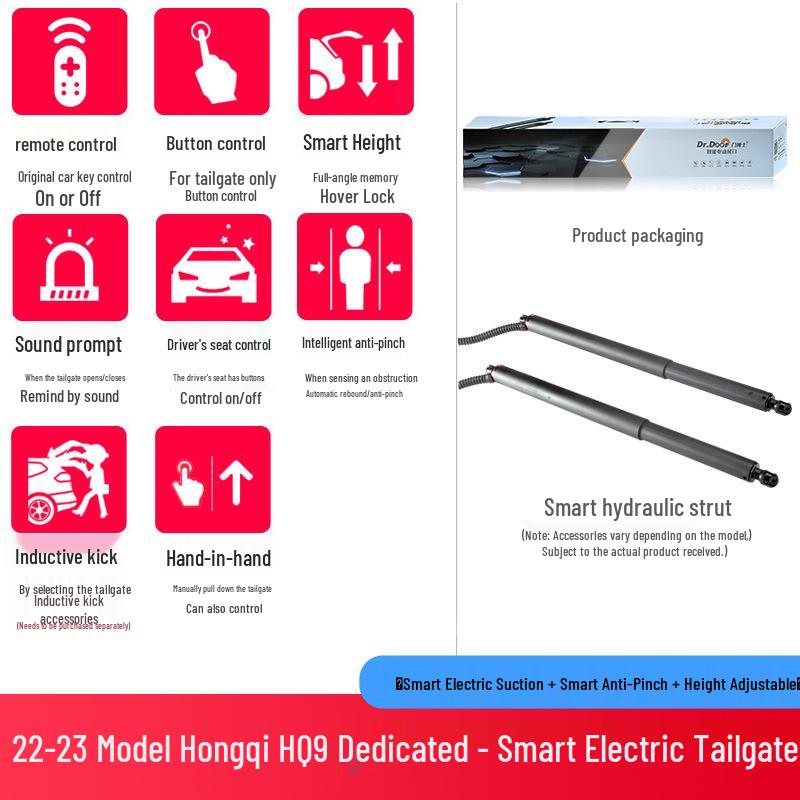 Hongqi HQ9 Electric Tailgate and Sliding Door Upgrade Kit
