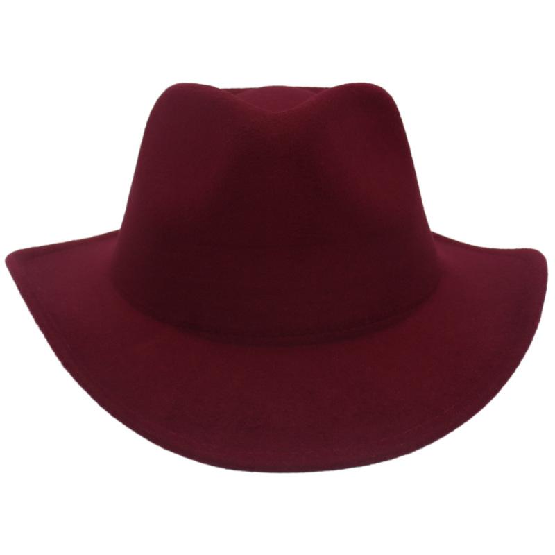 Gentleman'S Jazz Hat Original Style Vintage Top Hat Western Ethnic Cashmere Felt Hat British Hat