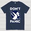 Don't Panic Cotton Summer Casual Cool Loose T-Shirt