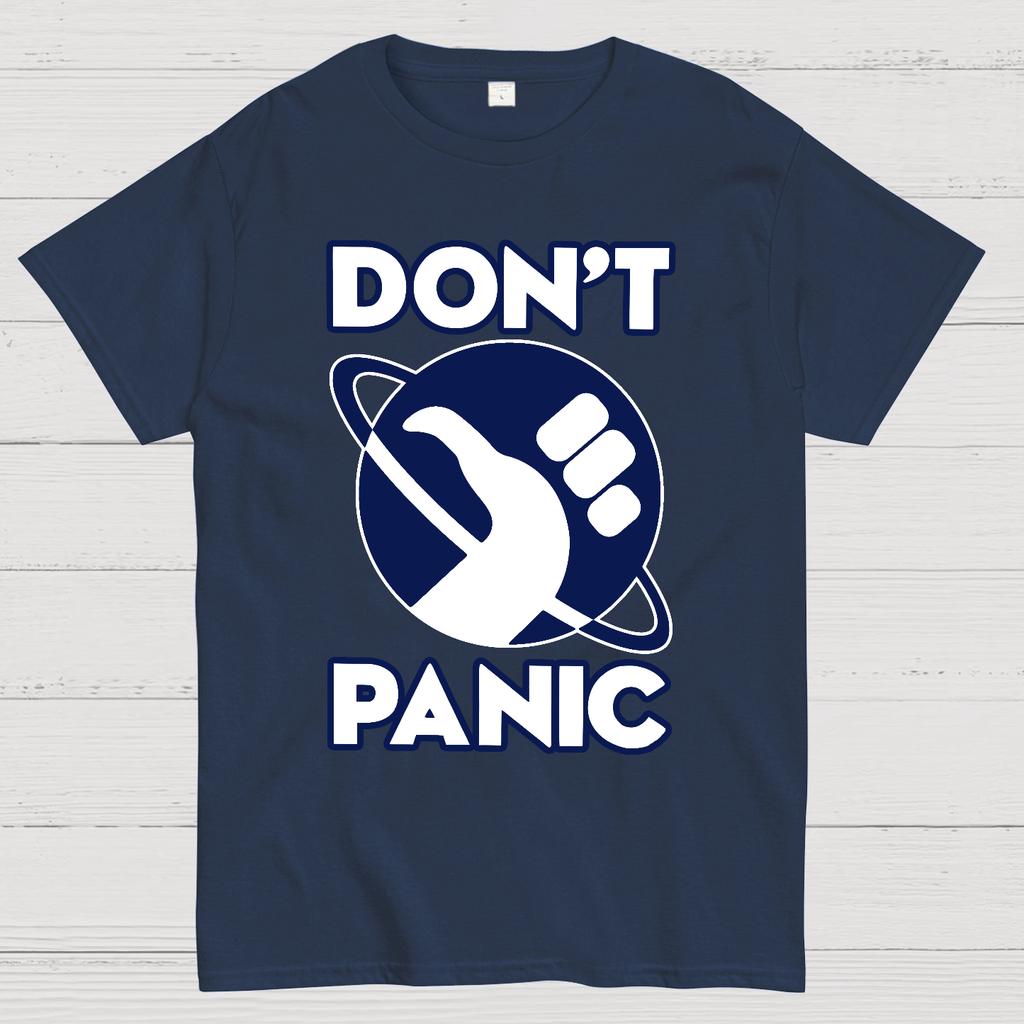 Don't Panic Cotton Summer Casual Cool Loose T-Shirt