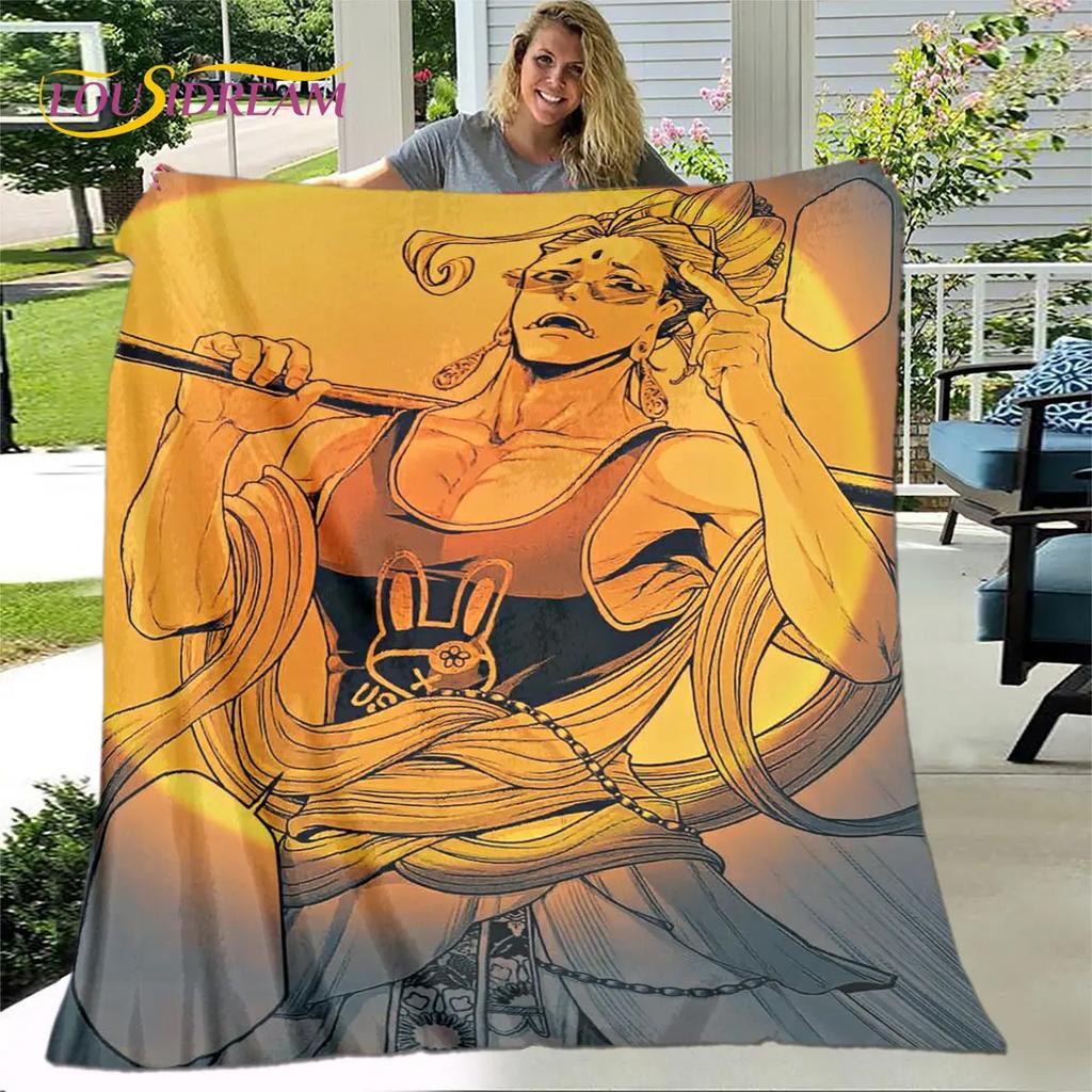 Záznam Ragnarok anime kreslená měkká plyšová přikrývka, flanelová přikrývka přikrývka do obývacího pokoje Ložnice Pohovka Pohovka Piknikový kryt