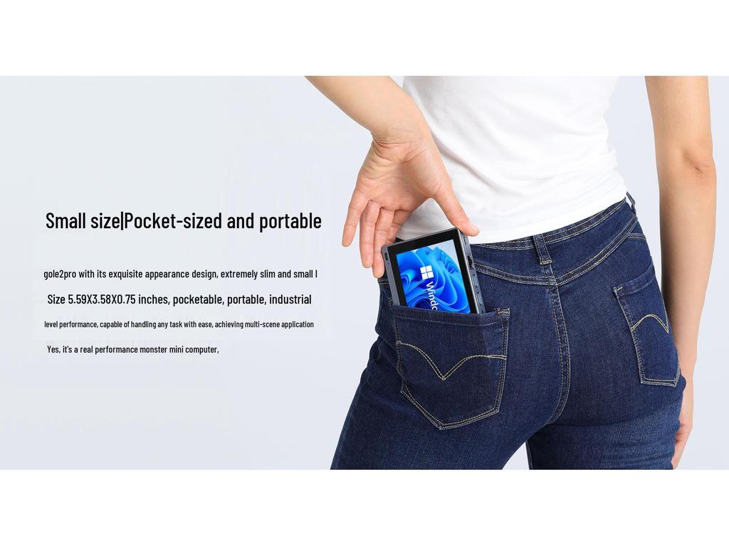 Hi Gaole 5.5" Mini PC: 16+512GB Gaming & Office Handheld Tablet