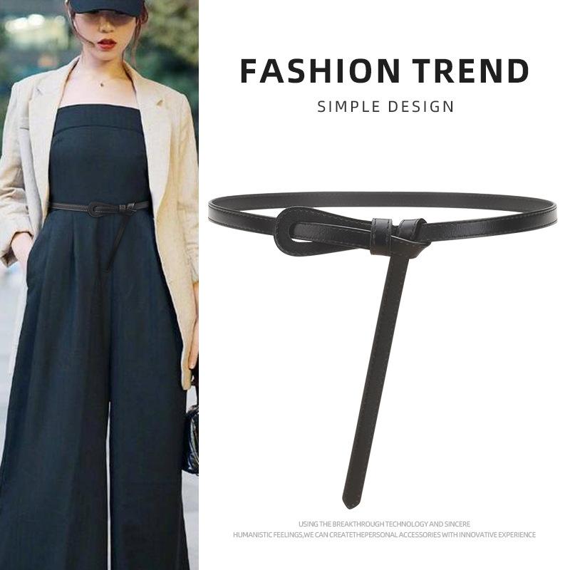 New Style, Women's Genuine Leather, Slim Waistband, Decorative Strap, Waist Seal, Versatile Dress, Vintage Leather, Women's Belt