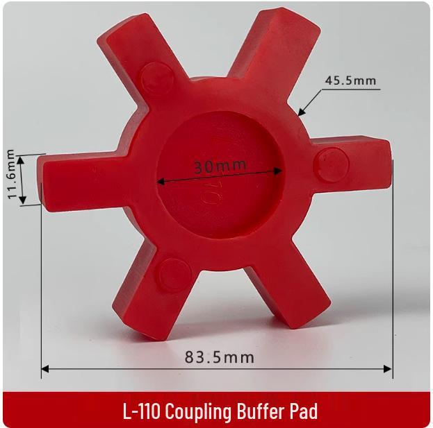 L-Shaped Hexagonal Rubber Shock Absorber Pad