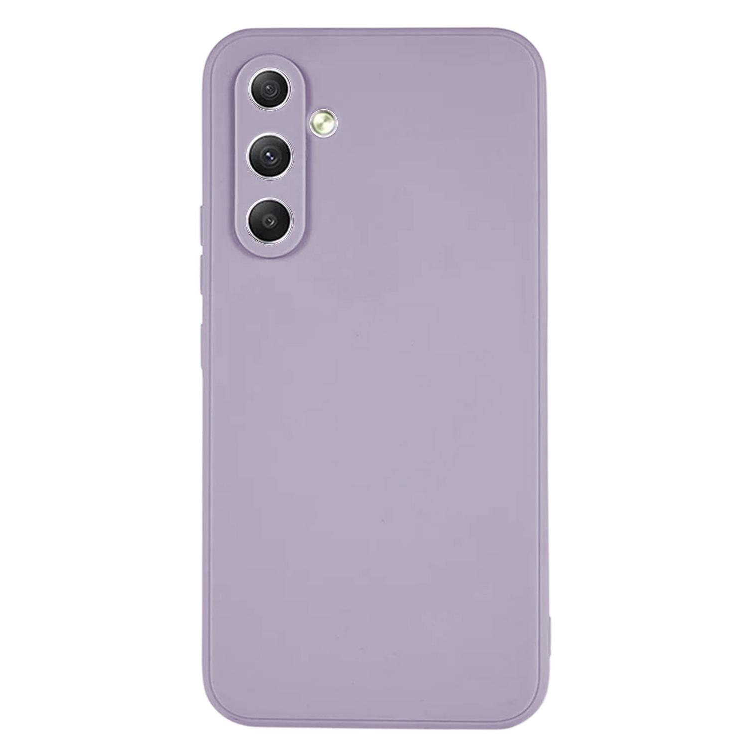 

KALEBOL KLB-TPU003 For Samsung Galaxy A25 5G (Global) (161.0 x 76.5 x 8.3mm) Case Anti-Scratch Solid Color TPU Phone Cover Purple