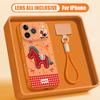 Vintage Lucky Golden Horse Hand Strap Case For iPhone 17 Pro Max Hybrid TPU+PC Magnetic For Magsafe Matte Cover For iPhone 16 15 14 13 Pro Max