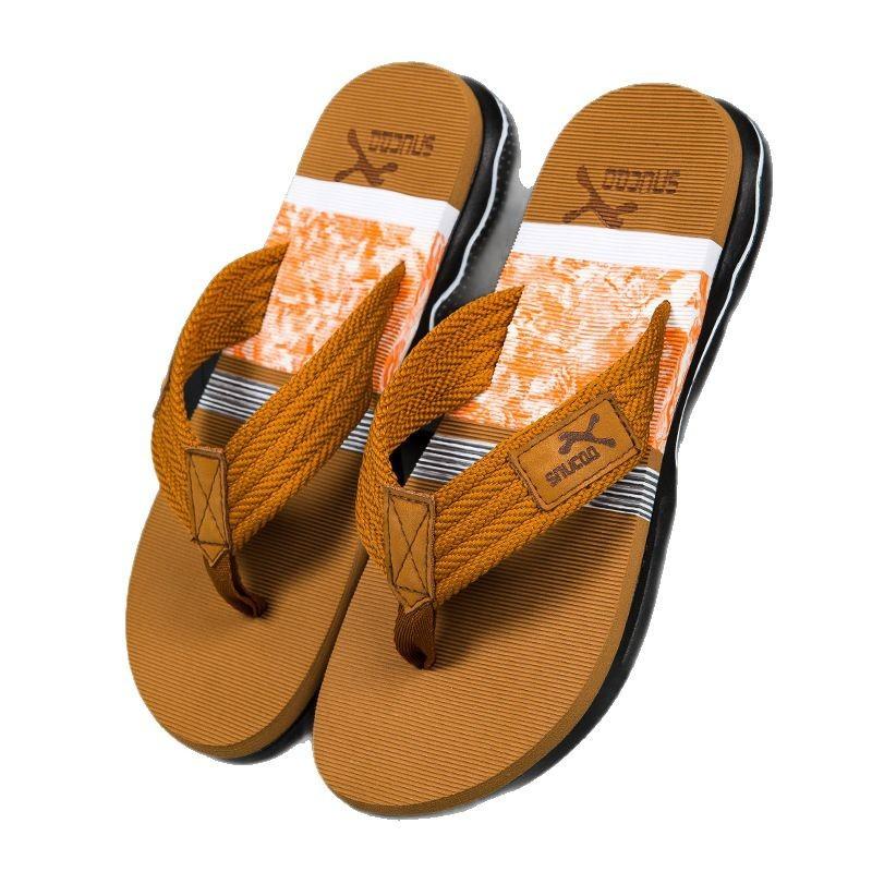 2025 European and American Fashion Slippers Men's Summer Travel Beach Flip-flops Outdoor Non-slip Slippers Foreign Trade Bed and Breakfast