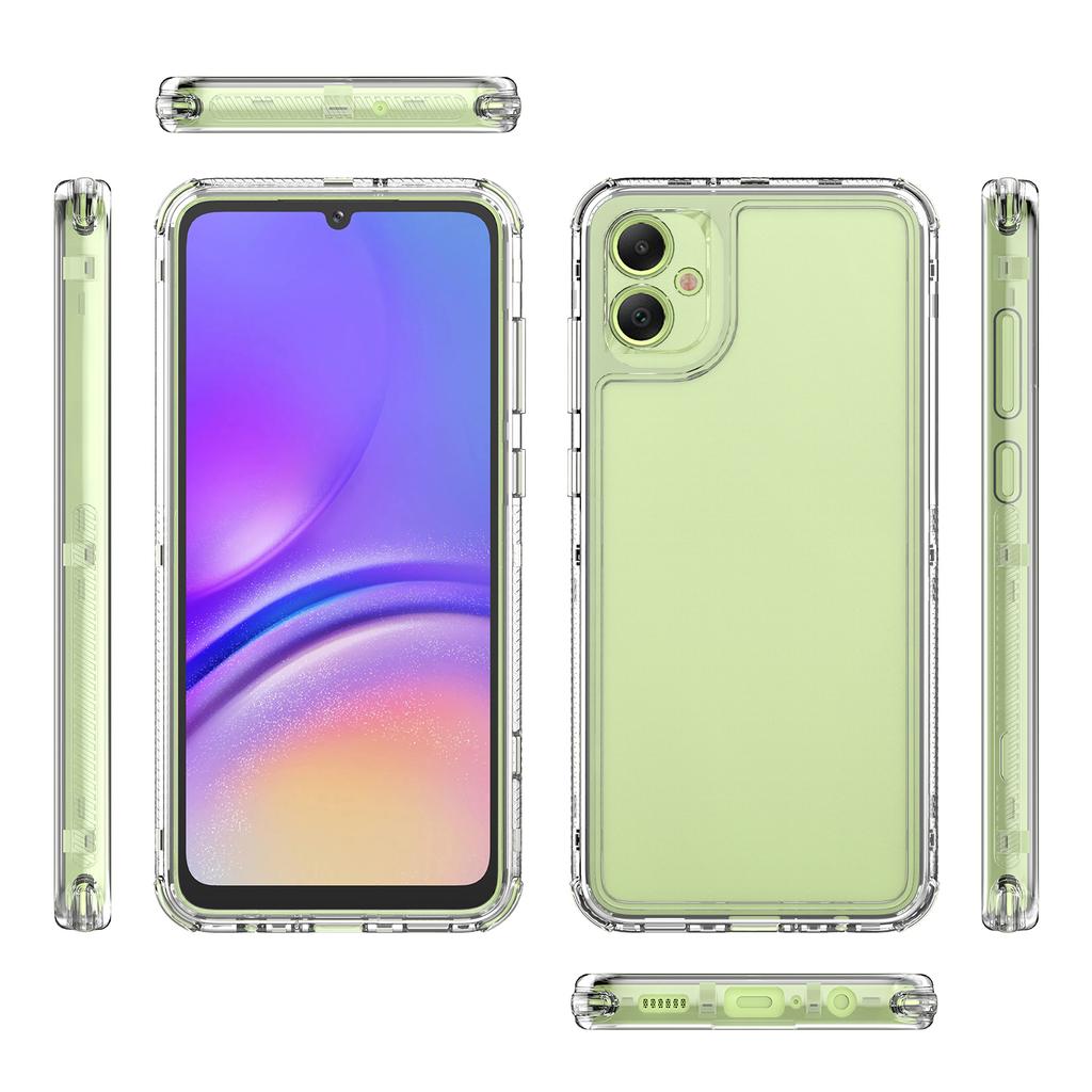 Für Samsung Galaxy A05 4G Hülle Acryl+TPU 3-in-1 Transparente Handyhülle