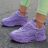 Fashion Women Pink Platform Sports Shoes Thick Sole Chunky Casual Shoes Women Spring Tennis Fashion Slip On Outdoors Walking Sneakers