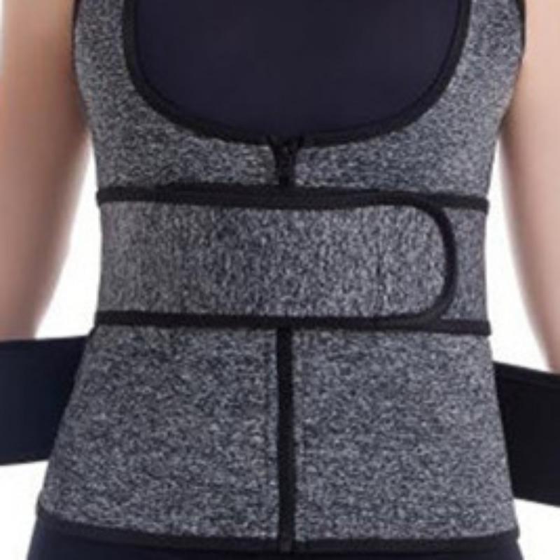 Women High Waist Tight Zipper Waist Trainer Tummy Control Body Shaper