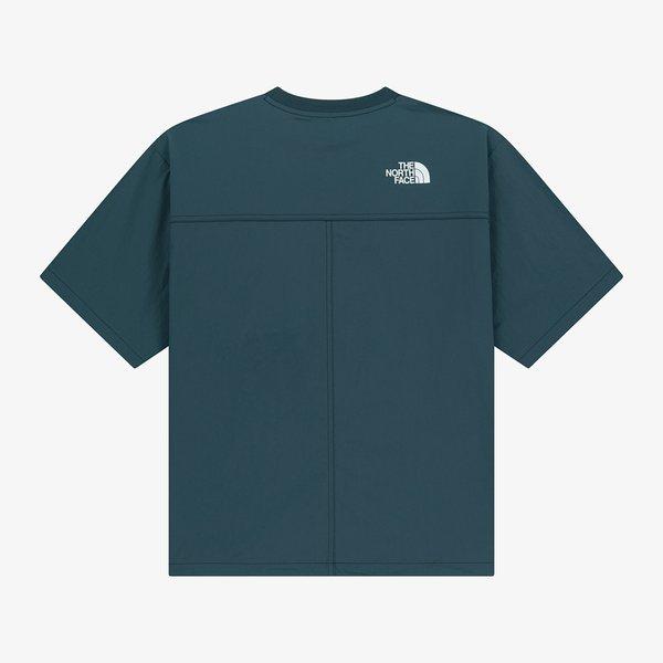 The North Face Aira Pocket Short Sleeve Round Tee Nt7ur18m Deep Blue