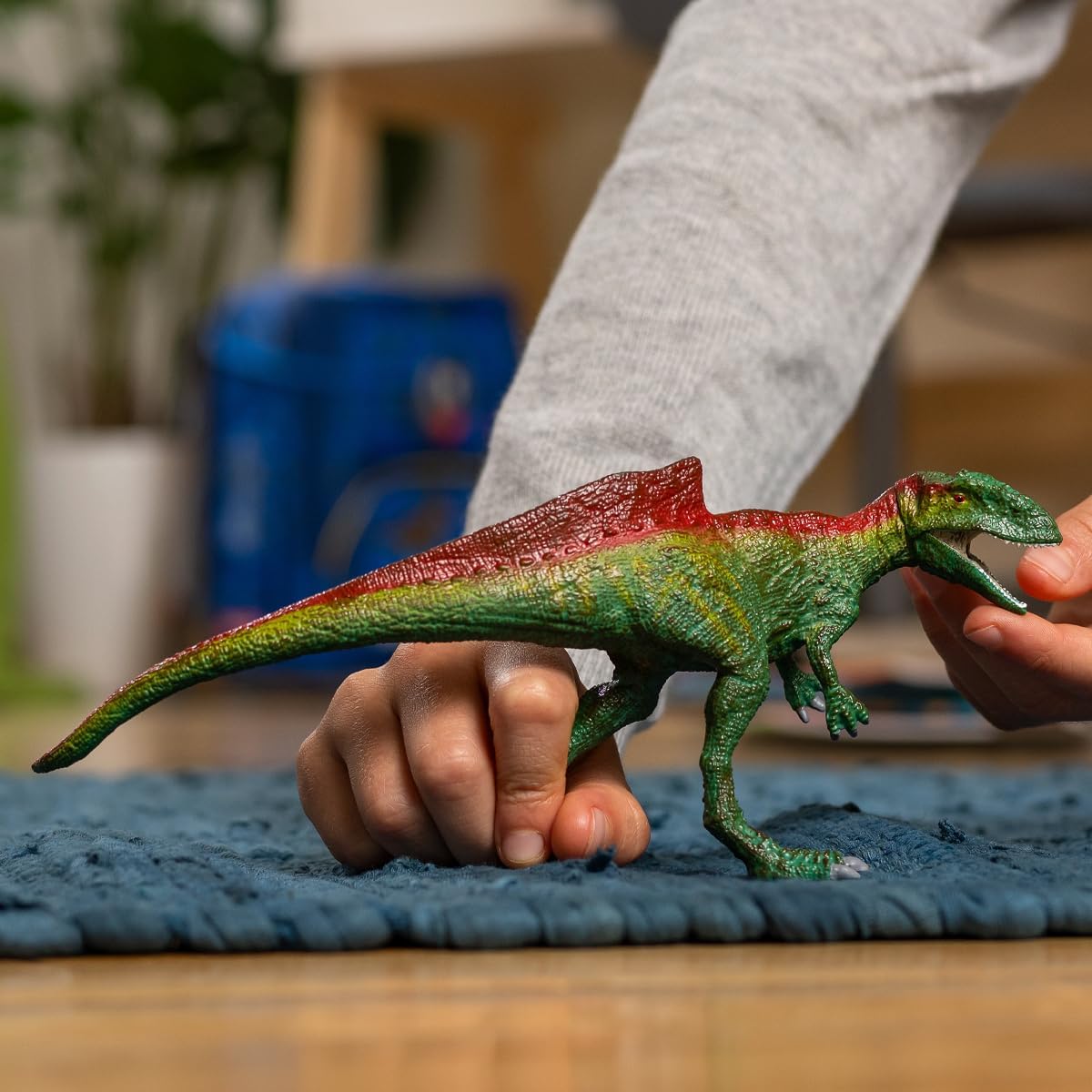 Schleich Динозавры - 8-дюймовая игрушка динозавр Конкавенатор - Детализированная, реалистичная фигурка динозавра с подвижной челюстью для мальчиков и девочек - Веселая, развивающая воображение