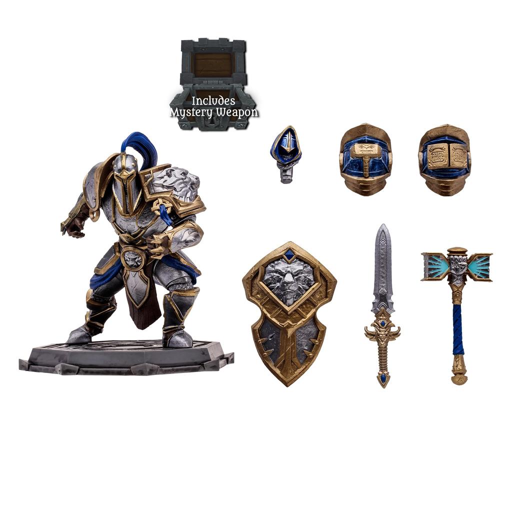 McFarlane Toys World of Warcraft Action Figure Incredibly Detailed Scale Figure Based on the Global Phenomenon 6-inch - Human Paladin/Warrior - 112