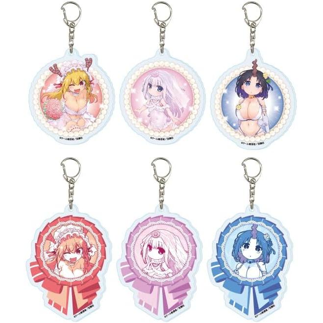 Miss Kobayashi s Dragon Maid Acrylic Keyholder Complete Set - Box of 6