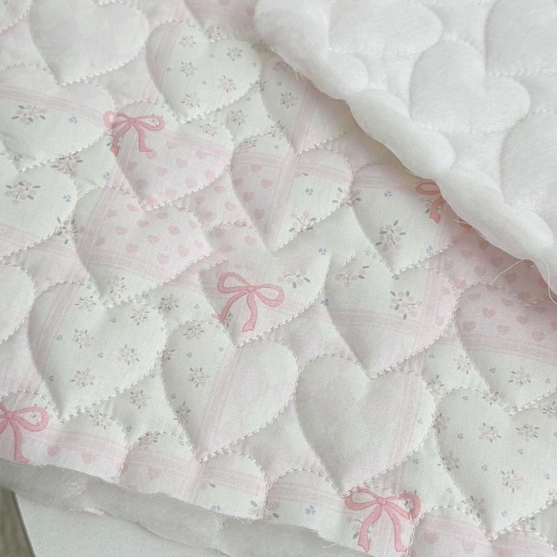 1m/2m Pure Cotton Floral Printed Quilted Cotton Fabric for Sewing Winter Jackets Bags Children's Clothing Handmade DIY Fabrics
