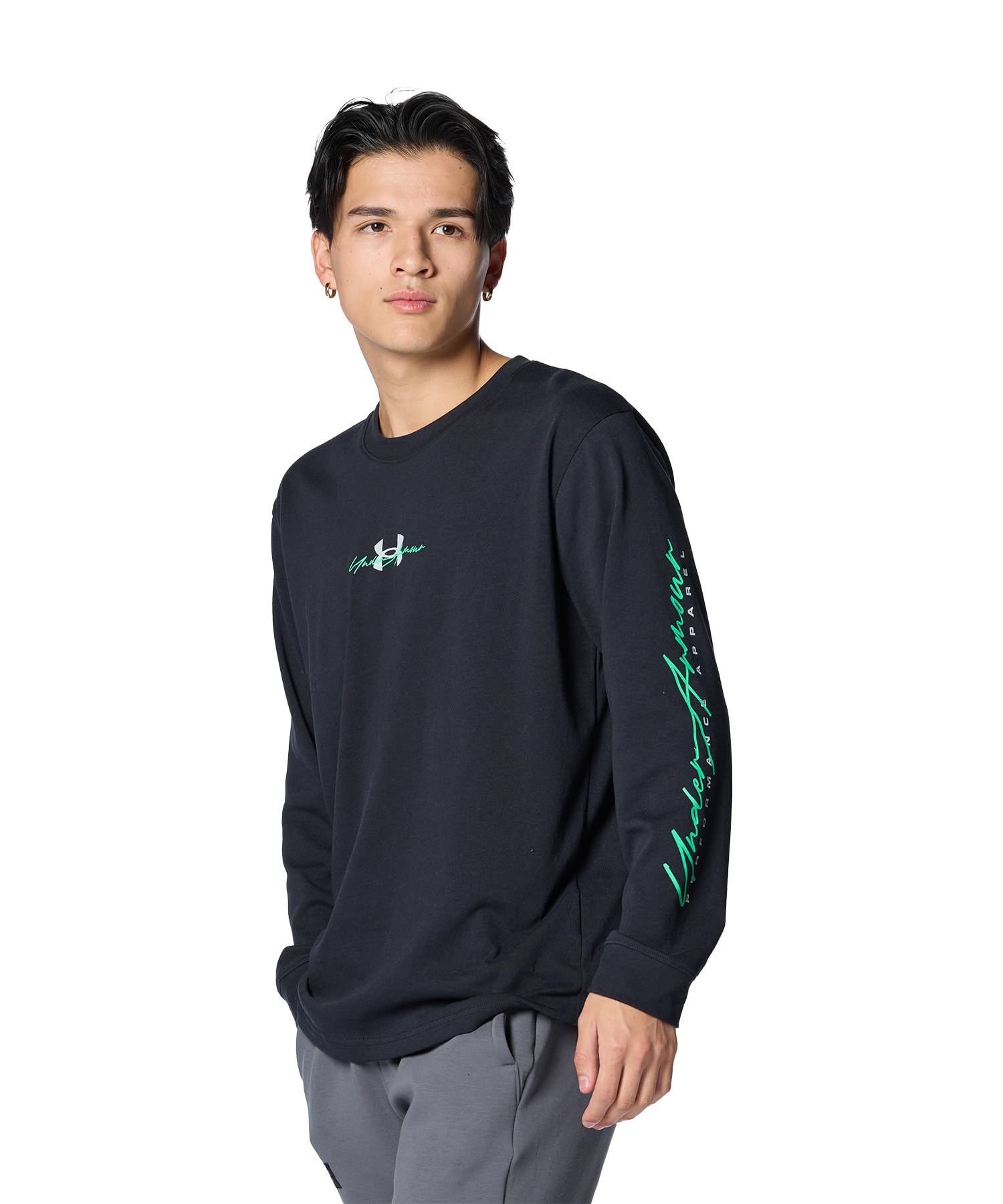 

UA HW LS Black SM [Under Armour] // чёрный