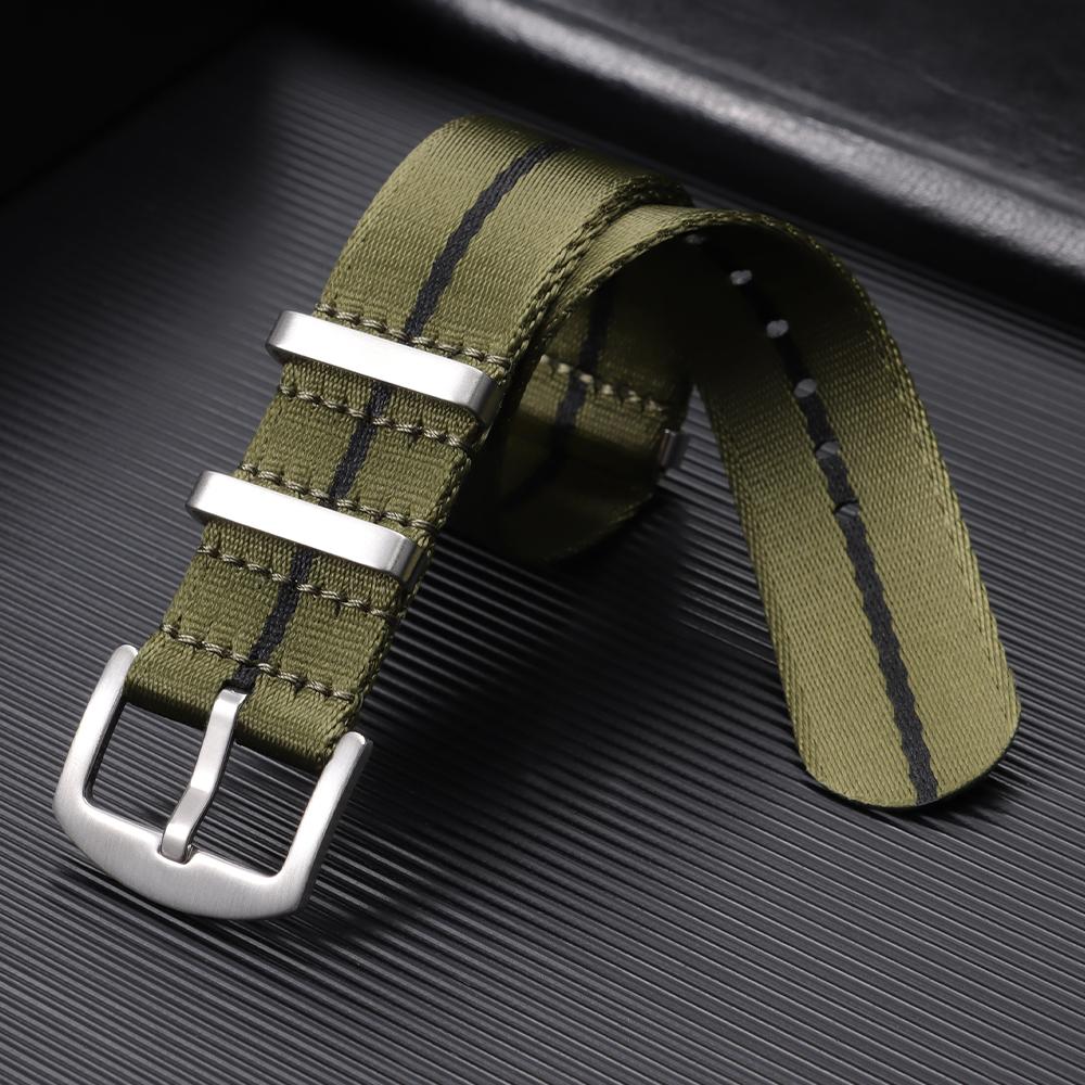 20mm 22mm Nylonowy Pasek do Zegarka Premium Wygodny Miękki Pasek do Zegarka dla Mężczyzn Kobiet Omega Paski do Zegarków Akcesoria Zamienne do Zegarków
