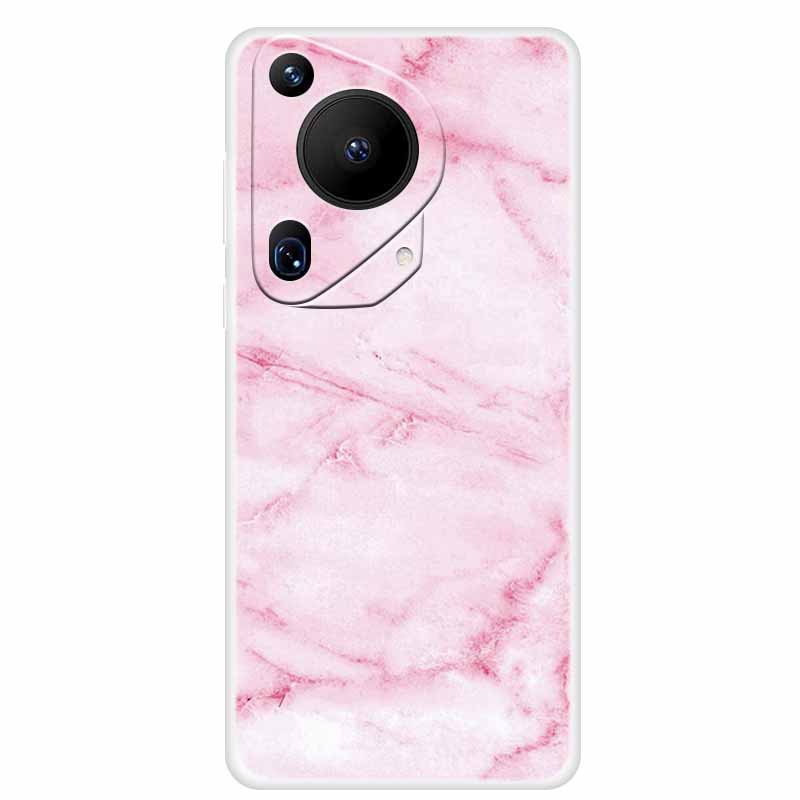 For Huawei Pura 70 Case Marble TPU Soft Transparent Silicone Back Covers For Huawei Pura 70 Ultra Case 70ultra Cool Pura70 Pro+