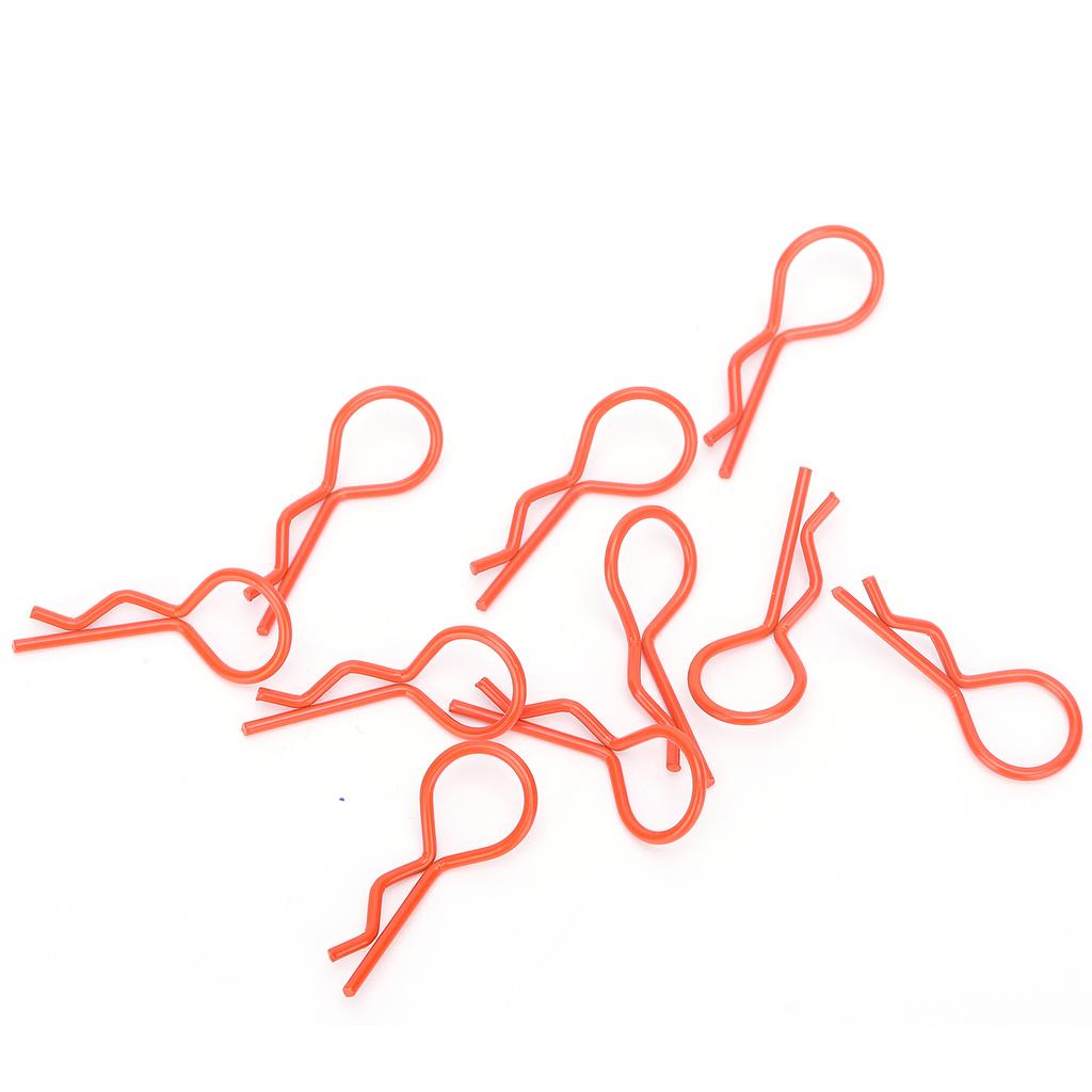 10Pcs 13MM RC Car   Clip RShape Metal Body Clips Pins for 1Celsius5 1Celsius6 1Celsius8 1Celsius10 RC Car(Blue )