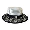 European, American And British Retro Flat Top Top Hat Women'S Lace Breathable Mesh Gauze Hat Summer Flat Edge Big Edge Sun Protection Hat